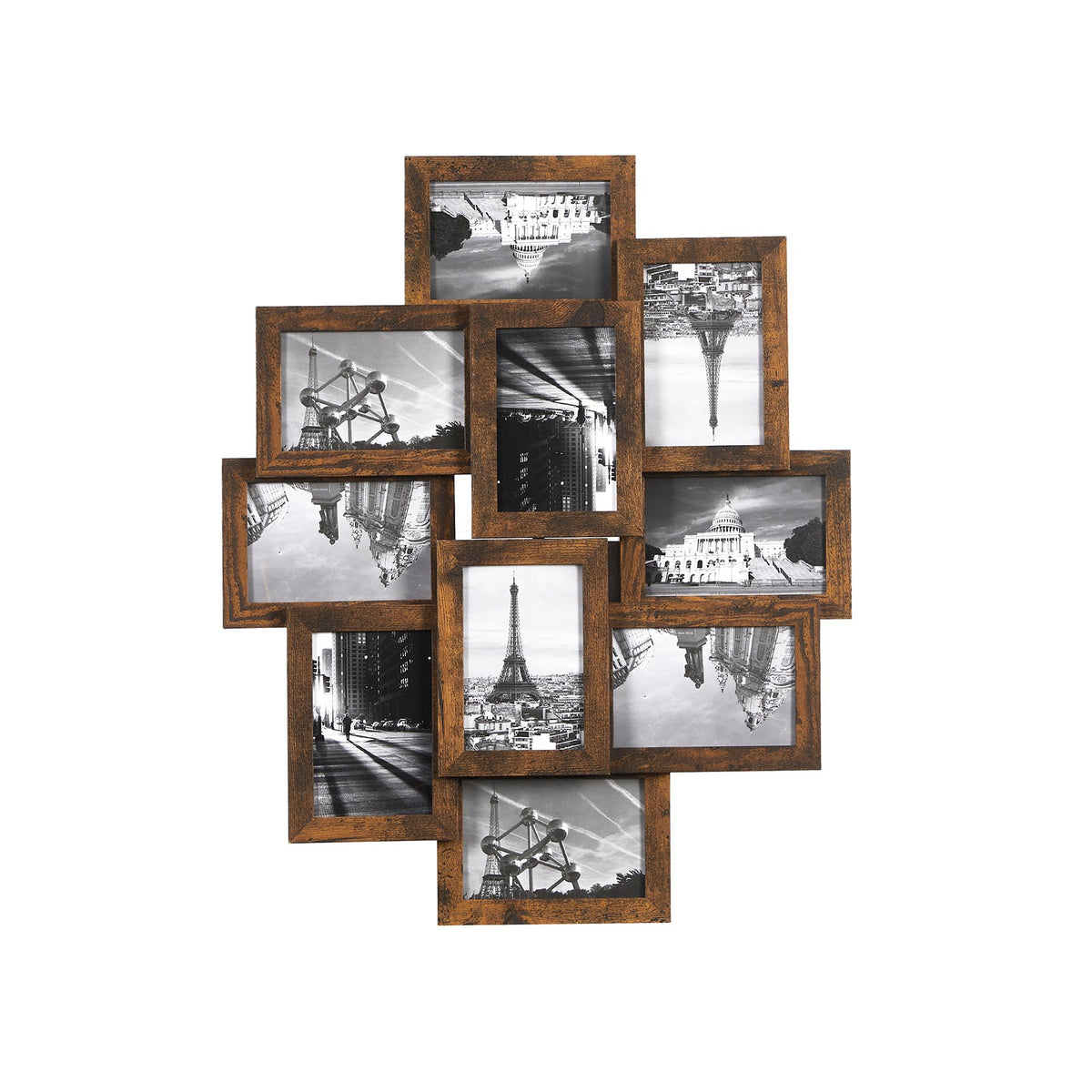 Fotolijstcollage voor 10 Foto's van 10 x 15 cm