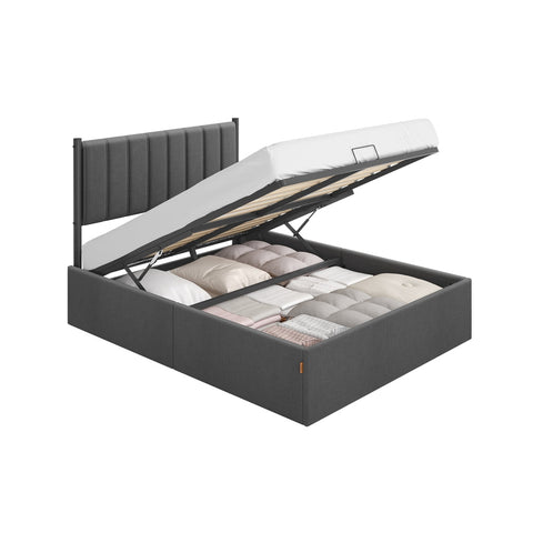 Bedframe met Hydraulische Opbergruimte en Hoofdbord – productweergave 1 | De Groot Living