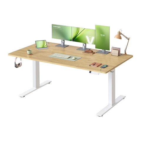 Elektrisch Verstelbaar Bureau met USB-C – productweergave 1 | De Groot Living