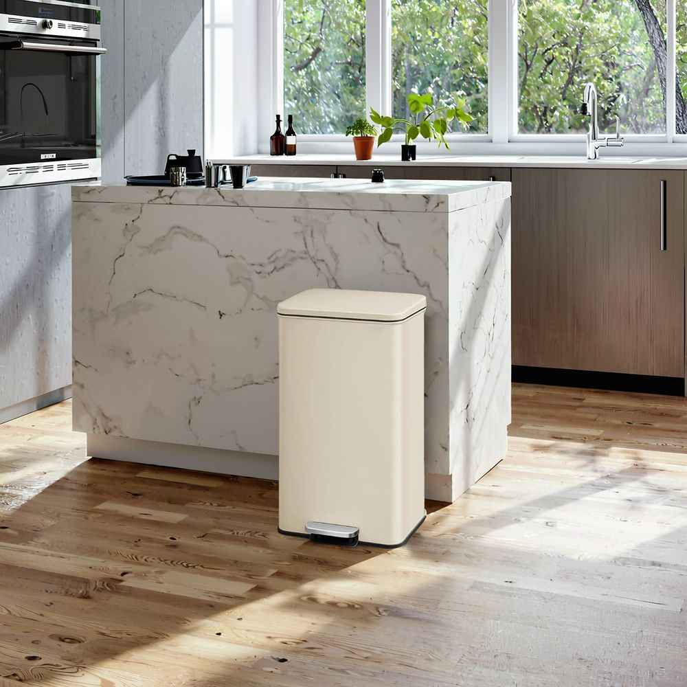Keukenafvalbak Van Staal met Soft-Close Deksel en 40 Liter Inhoud – productweergave 2 | De Groot Living