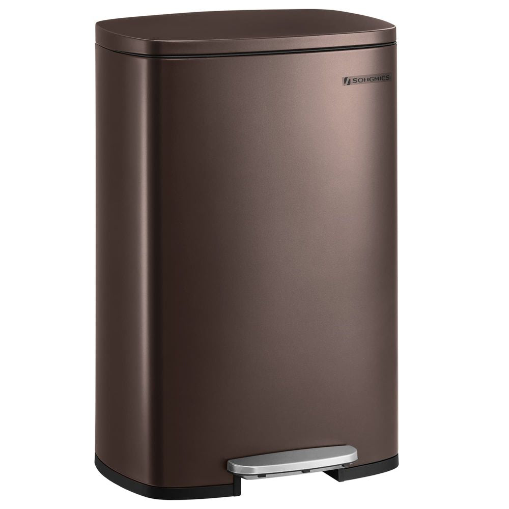 Stalen Keukenafvalbak Met Pedaal en Soft-Close Deksel 50 Liter – productweergave 3 | De Groot Living