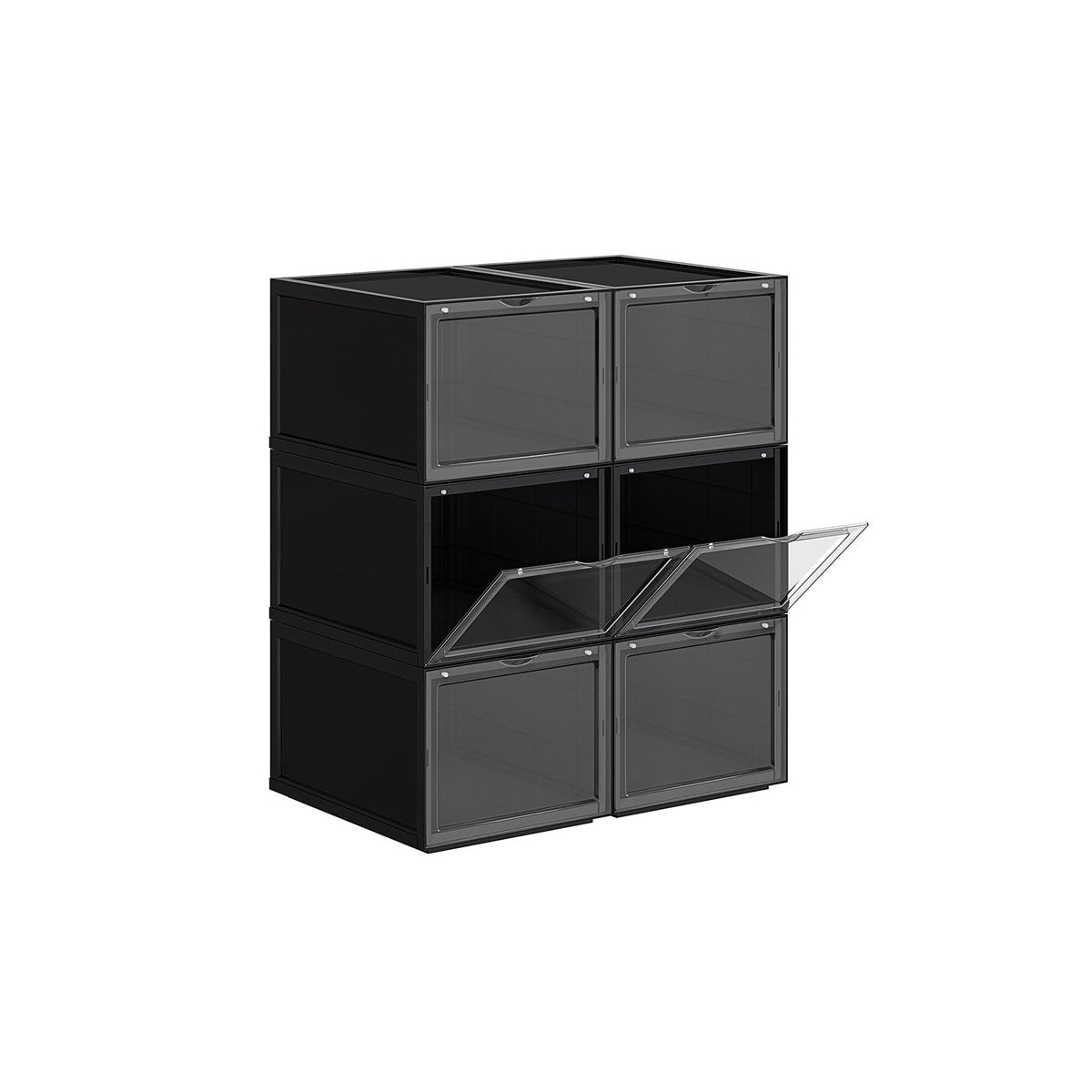 Stapelbare Schoenendozen met Transparante Deur – productweergave 3 | De Groot Living
