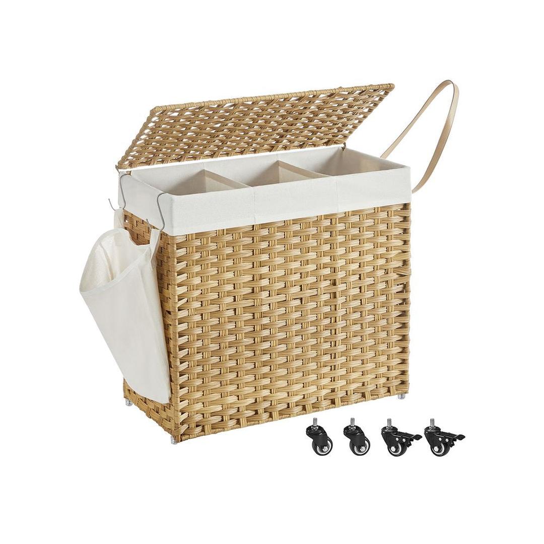 Wasmand met 3 Vakken – productweergave 2 | De Groot Living