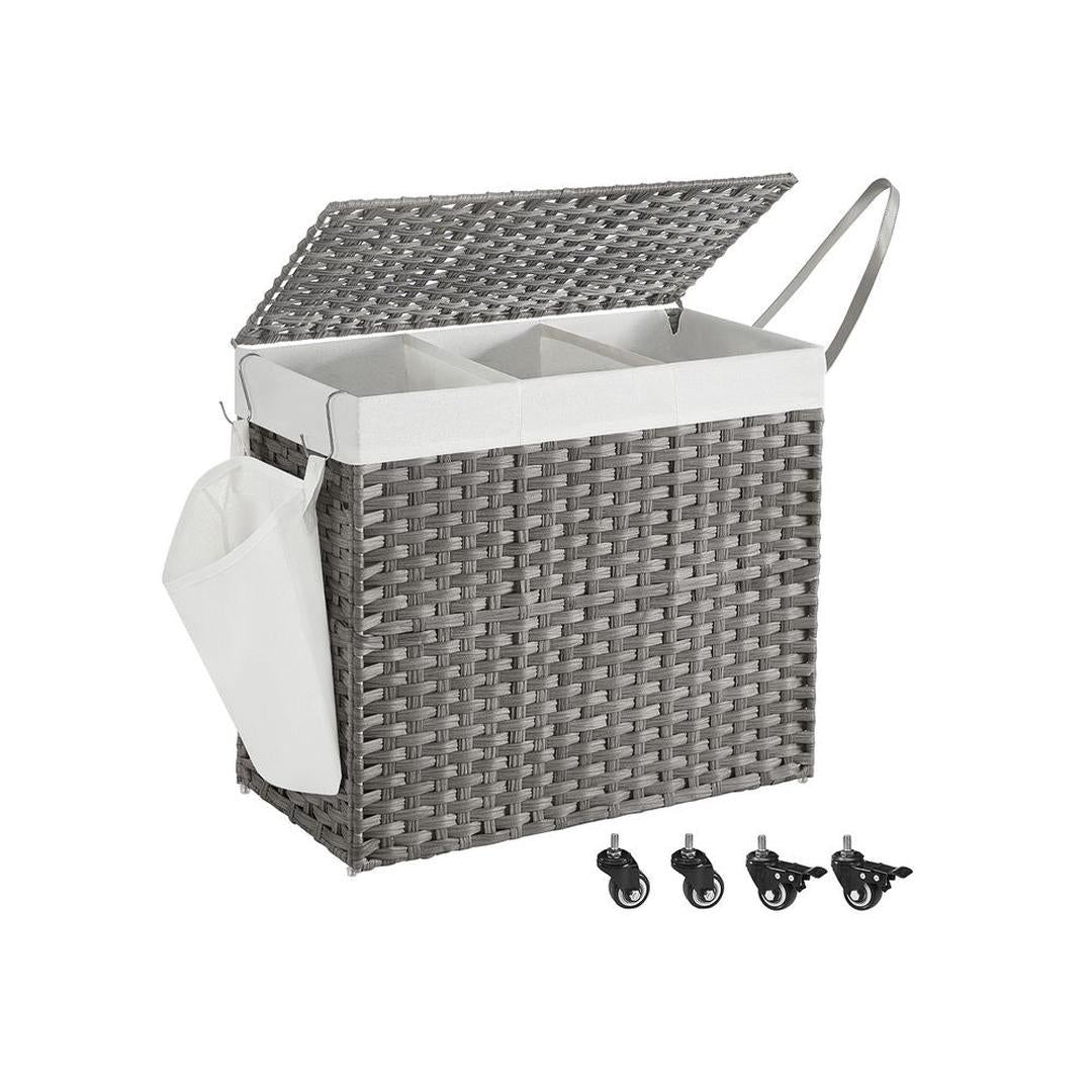 Wasmand met 3 Vakken – productweergave 3 | De Groot Living