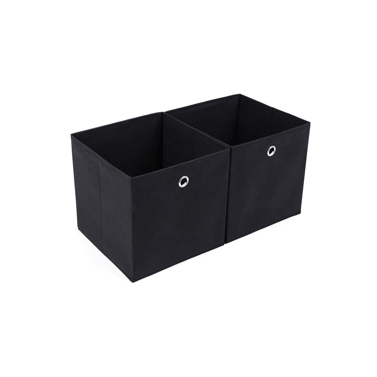 Opvouwbare Opbergdozen met Vingergat voor Kubusrek, Set van 6, 30 x 30 x 30 cm
