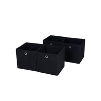 Opvouwbare Opbergdozen met Vingergat voor Kubusrek, Set van 6, 30 x 30 x 30 cm