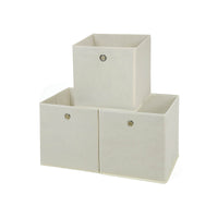Opvouwbare Opbergdozen met Vingergat voor Kubusrek, Set van 6, 30 x 30 x 30 cm