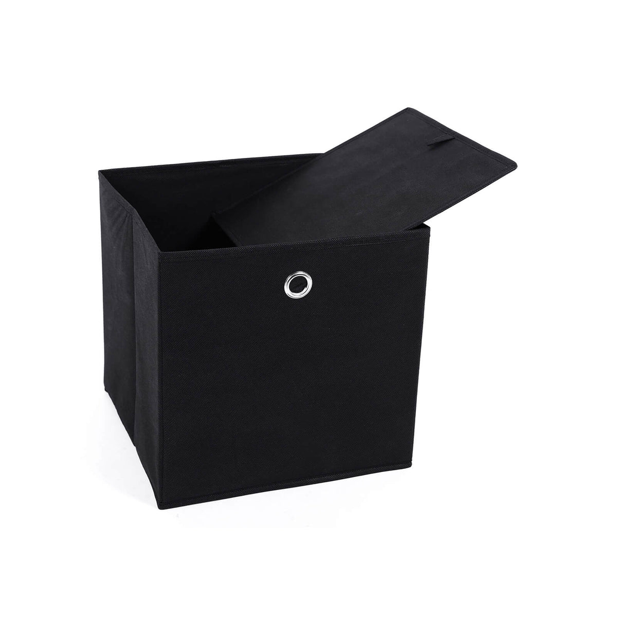 Opvouwbare Opbergdozen met Vingergat voor Kubusrek, Set van 6, 30 x 30 x 30 cm