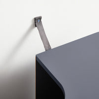 Wastafelonderkast met 2 Deuren en Verstelbare Plank, 60 x 30 x 60 cm
