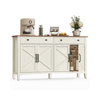 Dressoir met Schuifdeuren, Lade en Verstelbare Plank, 80 x 80 cm