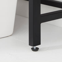 Toiletplank met Kast en 3 Open Vakken, 64 x 24 x 171 cm