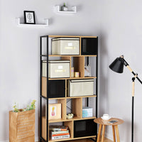 Vouwdozen met Scharnierend Deksel en Labelhouder, Set van 3, 40 x 30 x 25 cm