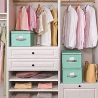 Vouwdozen met Scharnierend Deksel en Labelhouder, Set van 3, 40 x 30 x 25 cm