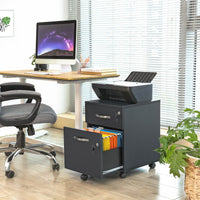 Verrijdbare Archiefkast met 2 Lades op Slot, voor Hangmappen A4