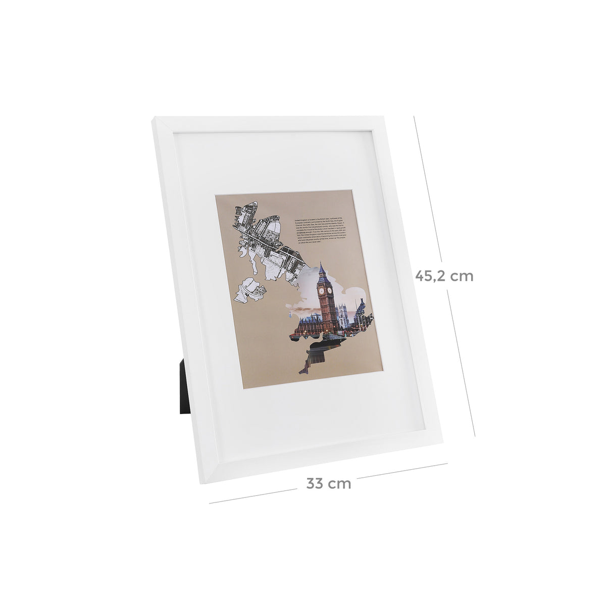 Fotolijstenset van 3 voor A3 en A4 met Passe-partout