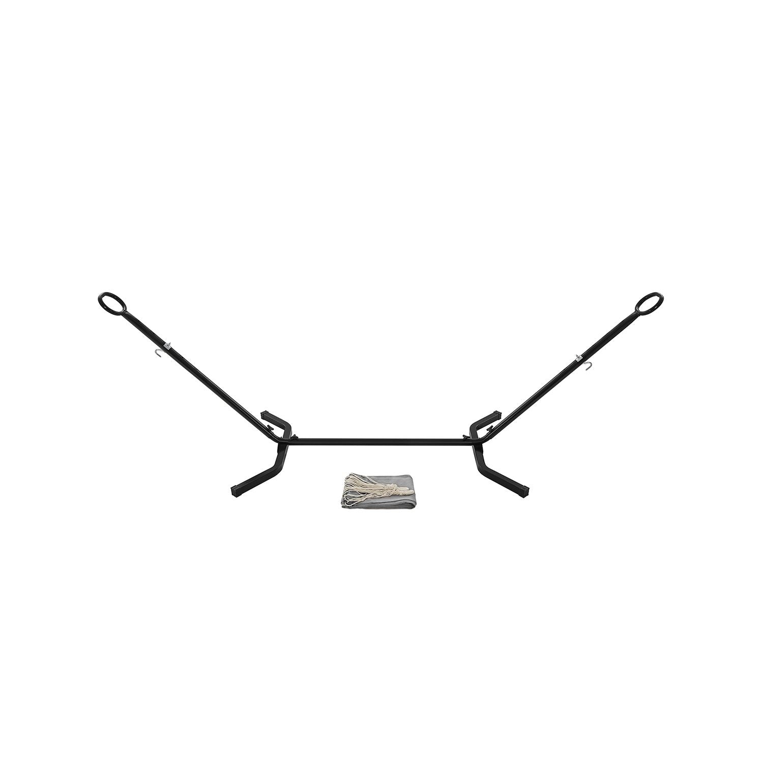 In Hoogte Verstelbare Hangmat met Metalen Frame, 210x150 cm