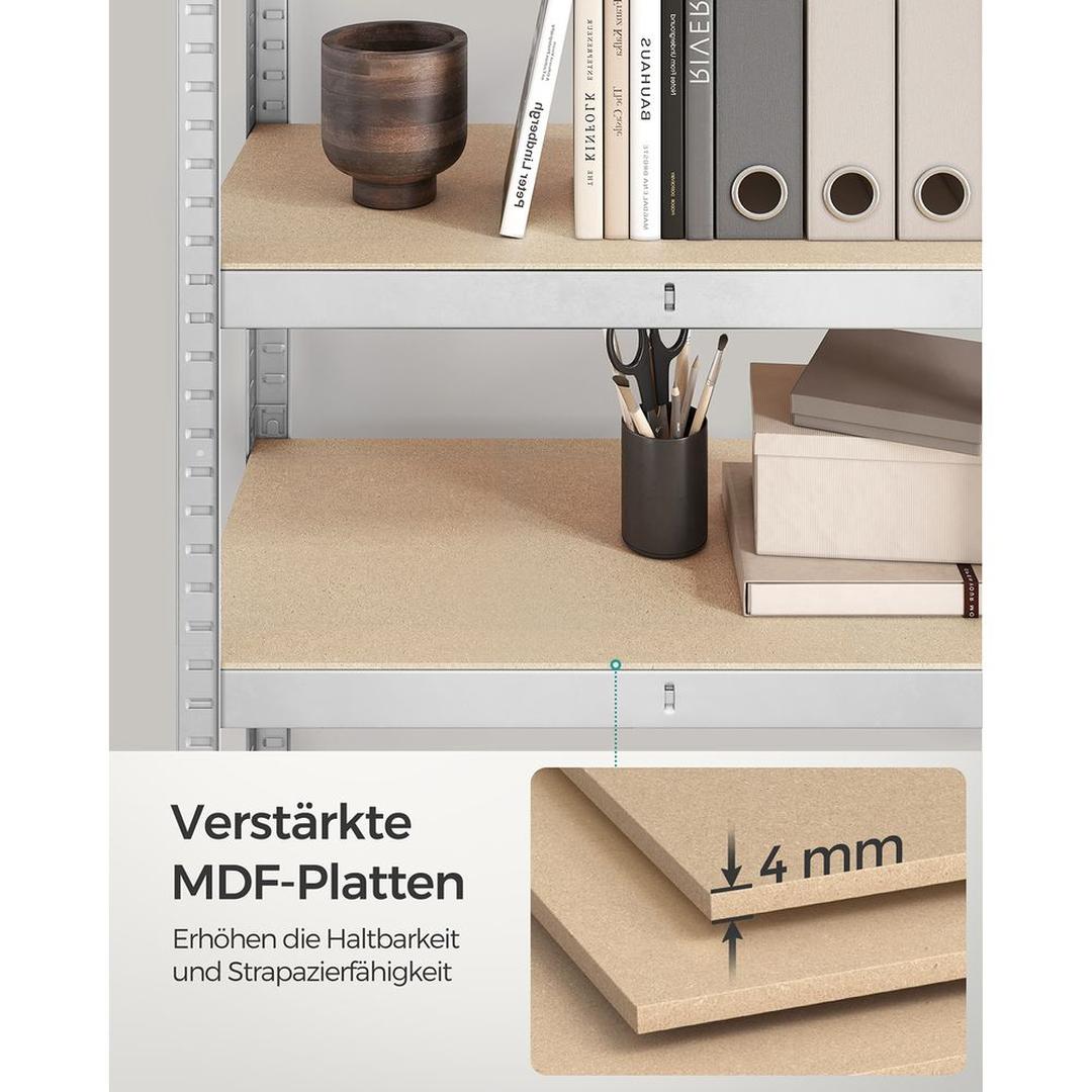 Zwaar Metalen Opbergrek met 650 kg Draagvermogen Voor Garage of Werkplaats