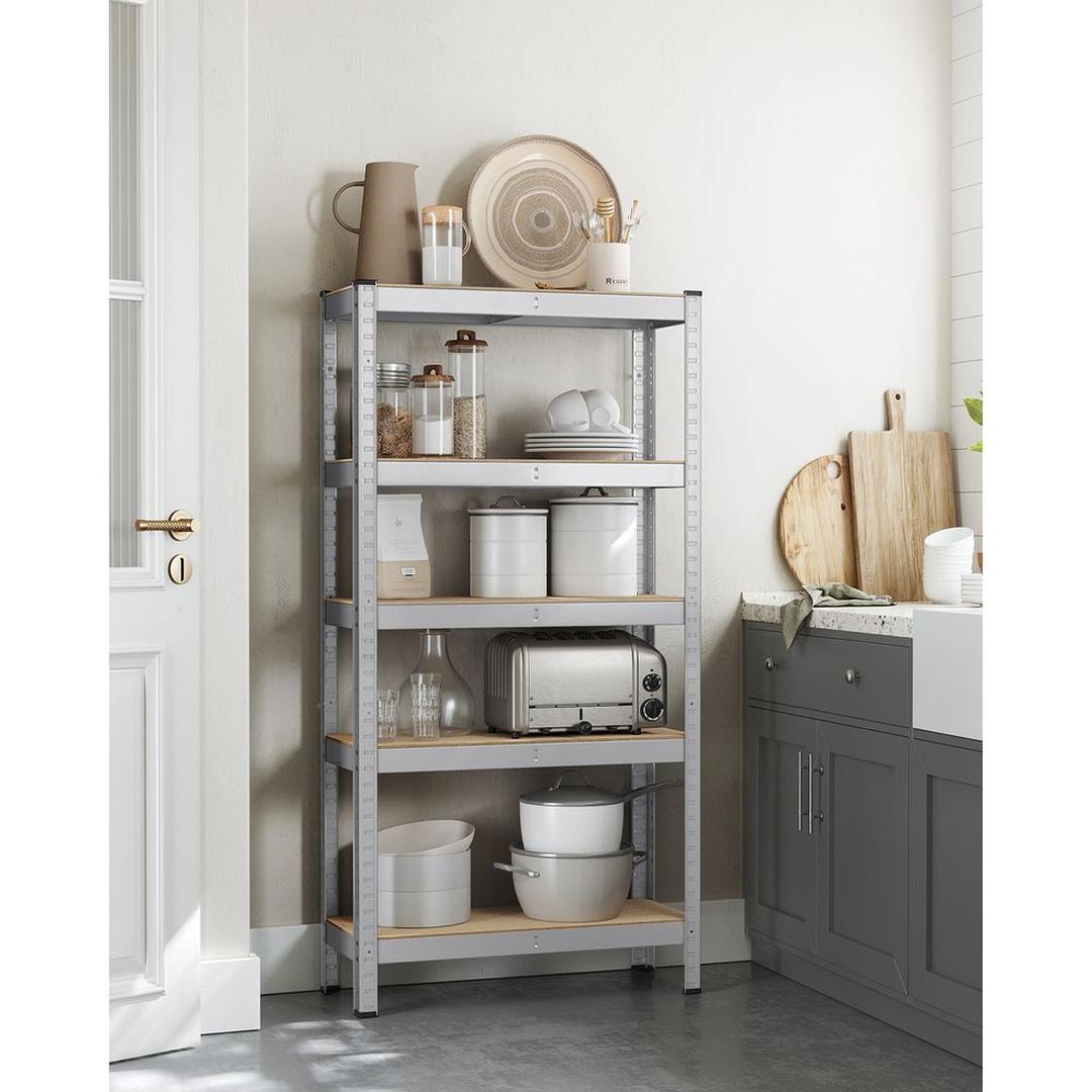 Zwaar Metalen Opbergrek met 650 kg Draagvermogen Voor Garage of Werkplaats