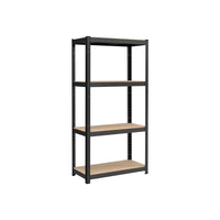 Zwaar Metalen Opbergrek met 4 Verstelbare Planken, 40 x 80 x 160 cm