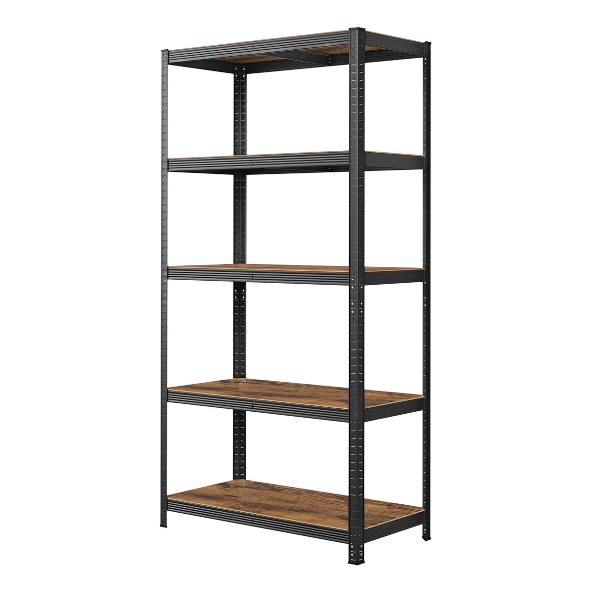 Zwaar Metalen Stellingrek met 5 Verstelbare Planken (Dubbel)
