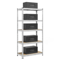 Zware Stellingkast met Verstelbare Planken en Kliksysteem, Set van 1 of 2