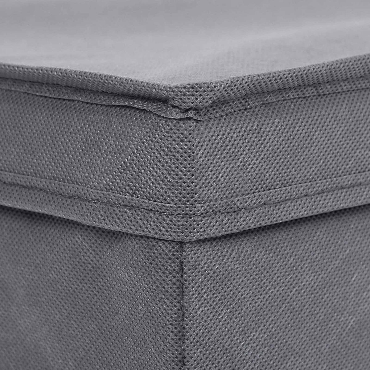 Vouwdozen met Scharnierend Deksel en Labelhouder, Set van 3, 40 x 30 x 25 cm