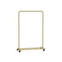 Kledingrek op Wielen met Roosterplank, 40,5 x 91 x 158 cm