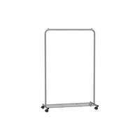 Kledingrek op Wielen met Roosterplank, 40,5 x 91 x 158 cm