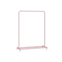 Kledingrek op Wielen met Roosterplank, 40,5 x 91 x 158 cm
