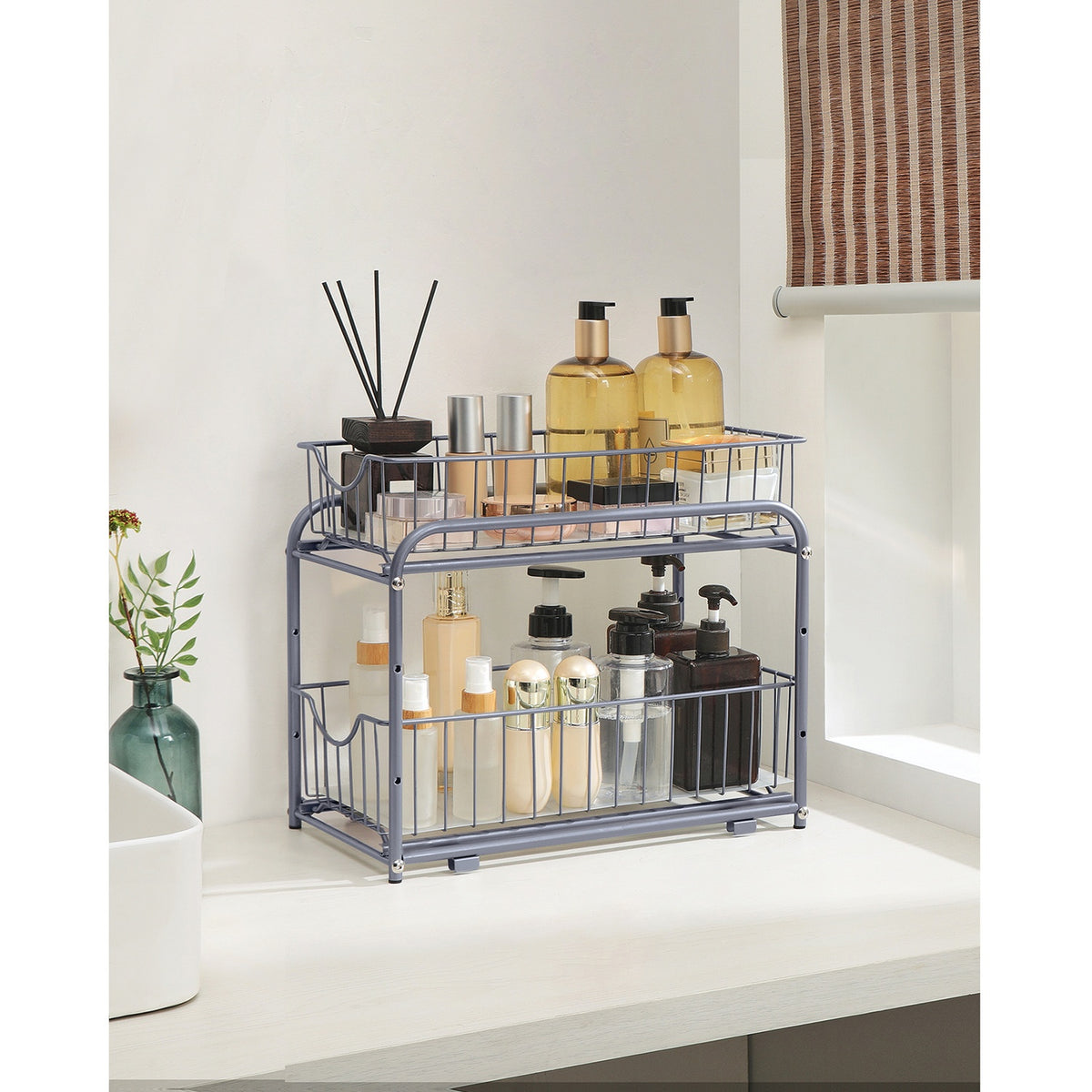 Stapelbare Keukenorganizer met 2 Uittrekbare Lades