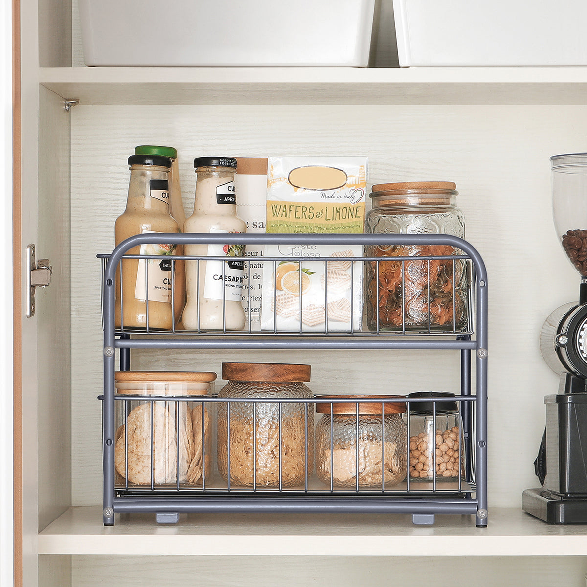 Stapelbare Keukenorganizer met 2 Uittrekbare Lades
