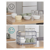 Stapelbare Keukenorganizer met 2 Uittrekbare Lades