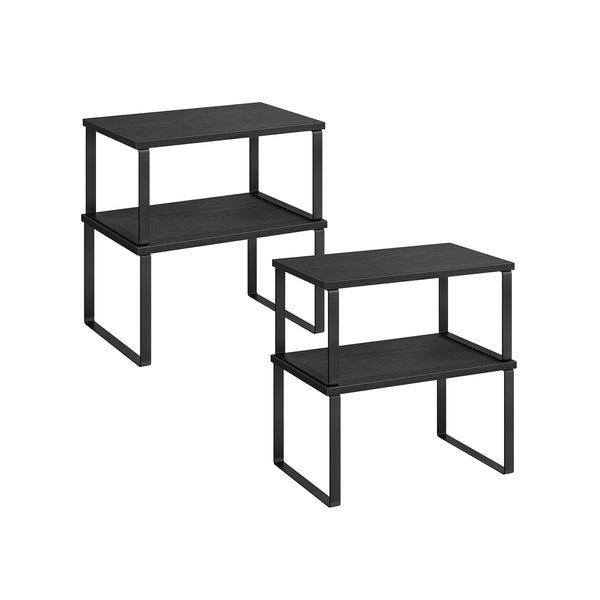 Stapelbare Keukenplank met Metalen Frame, Set van 4