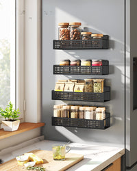 Magnetisch Kruidenrek zonder Boren, Set van 4