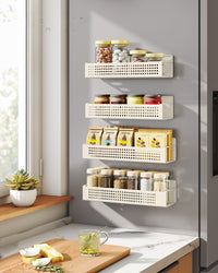 Magnetisch Kruidenrek zonder Boren, Set van 4
