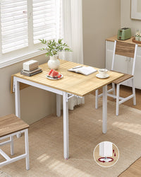 Opklapbare Eettafel voor 2 tot 4 Personen, 120 x 78 cm