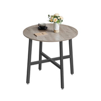 Ronde Keukentafel met Stalen Frame, 80 x 75 cm