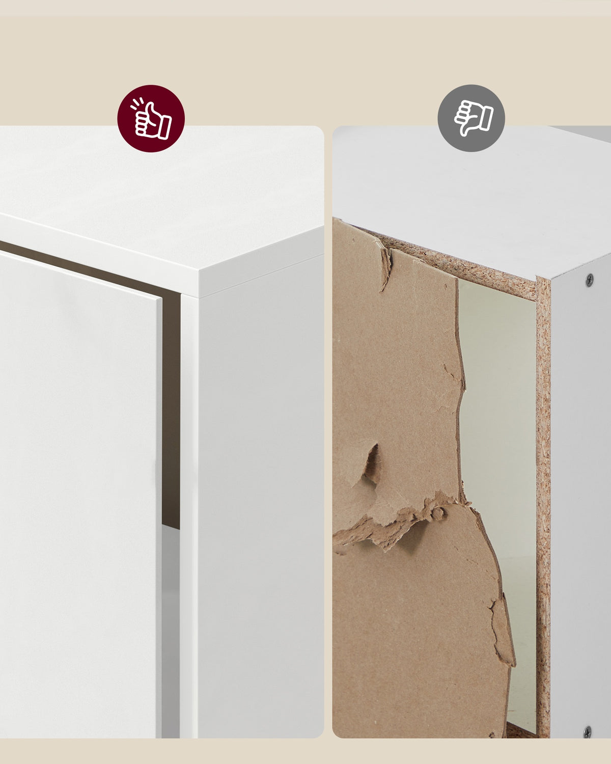 Ruime boekenkast met 8 Vakken, Wit
