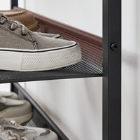 Metalen Schoenenrek met Verstelbare Roosterplanken, 4 of 5 Niveaus