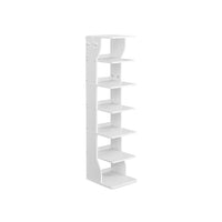 Smal Schoenenrek met 6 Niveaus en 2 Haken, 30 x 26,4 x 110,4 cm
