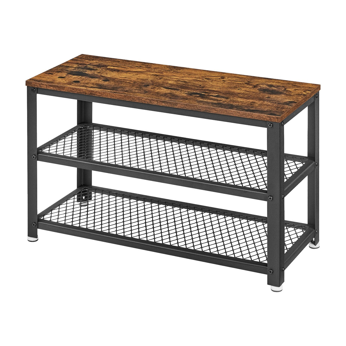 Schoenenbank met 2 Roosterplanken en Zitvlak, 73 cm
