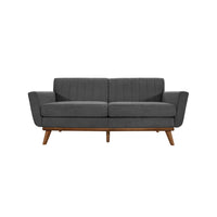 3-zitsbank in Mid-century Stijl met Massief Houten Poten, 191 x 80,5 x 86 cm