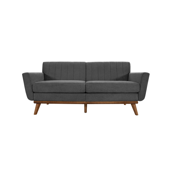 3-zitsbank in Mid-century Stijl met Massief Houten Poten, 191 x 80,5 x 86 cm
