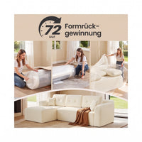 Modulaire Hoekbank zonder Montage met Ruime Chaise Longue, 244 cm