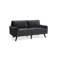 3-zitsbank met Fluwelen Bekleding en Houten Frame, 176 x 83 x 84 cm