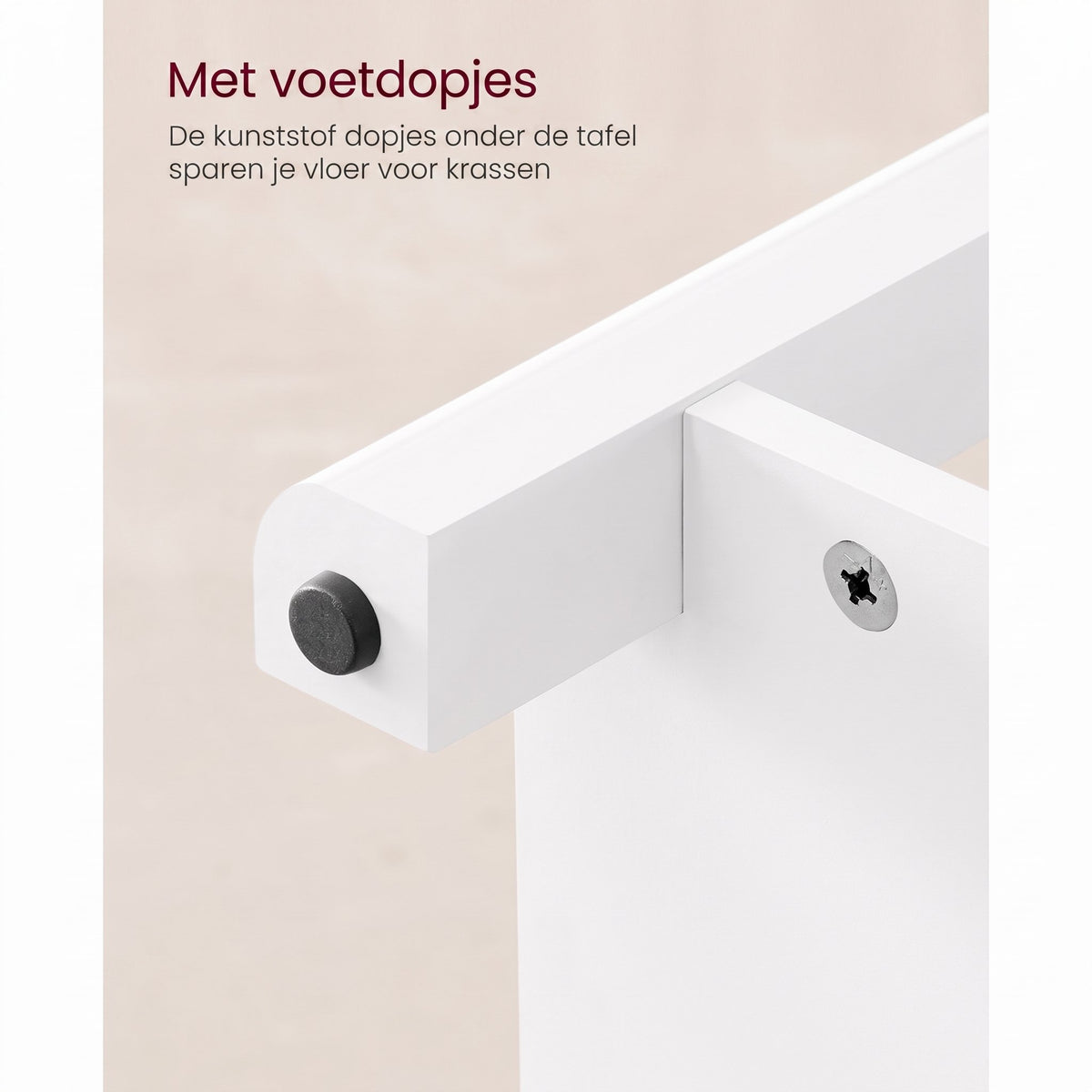 Salontafel met 2 Lades en Open Plank, 80 x 80 x 45 cm