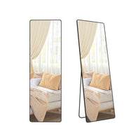 Staande Passpiegel met Rechthoekig Aluminium Frame
