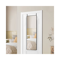 Passpiegel met Aluminium Frame voor Wand of Deur, 120 x 40 cm