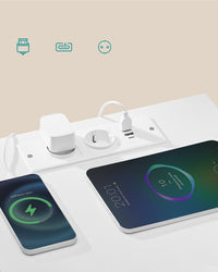 Nachtkastjes Set van 2 met Stopcontact en LED-verlichting