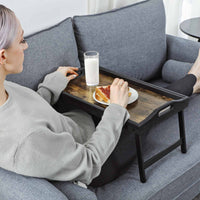 Bedblad met Opvouwbare Bamboe Poten en Telefoongleuf, 50 x 30 cm
